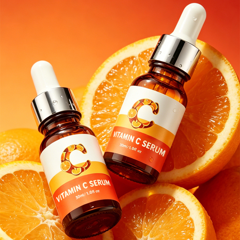Wholesale Brightening Vitamin C Facial Serum Remove Dark Spots Whitening Serum for Face Skin Care 30ml