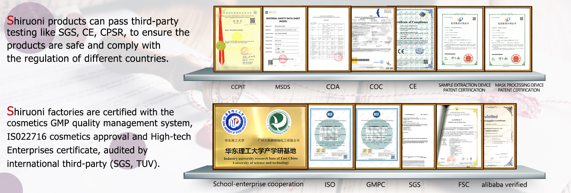 Certifications