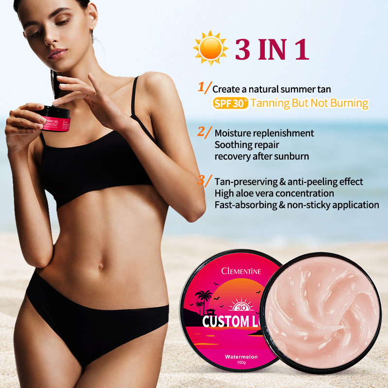 Wholesale Organic Indoor Instant Sun Tan Accelerator Lotion for Sunbed