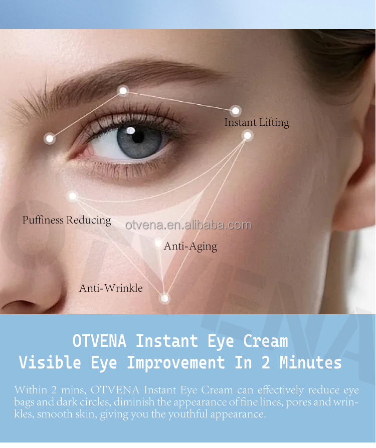 Customized Wholesale Reduce Dark Circles Puffy Tightening Firming Minerals Eye Cream