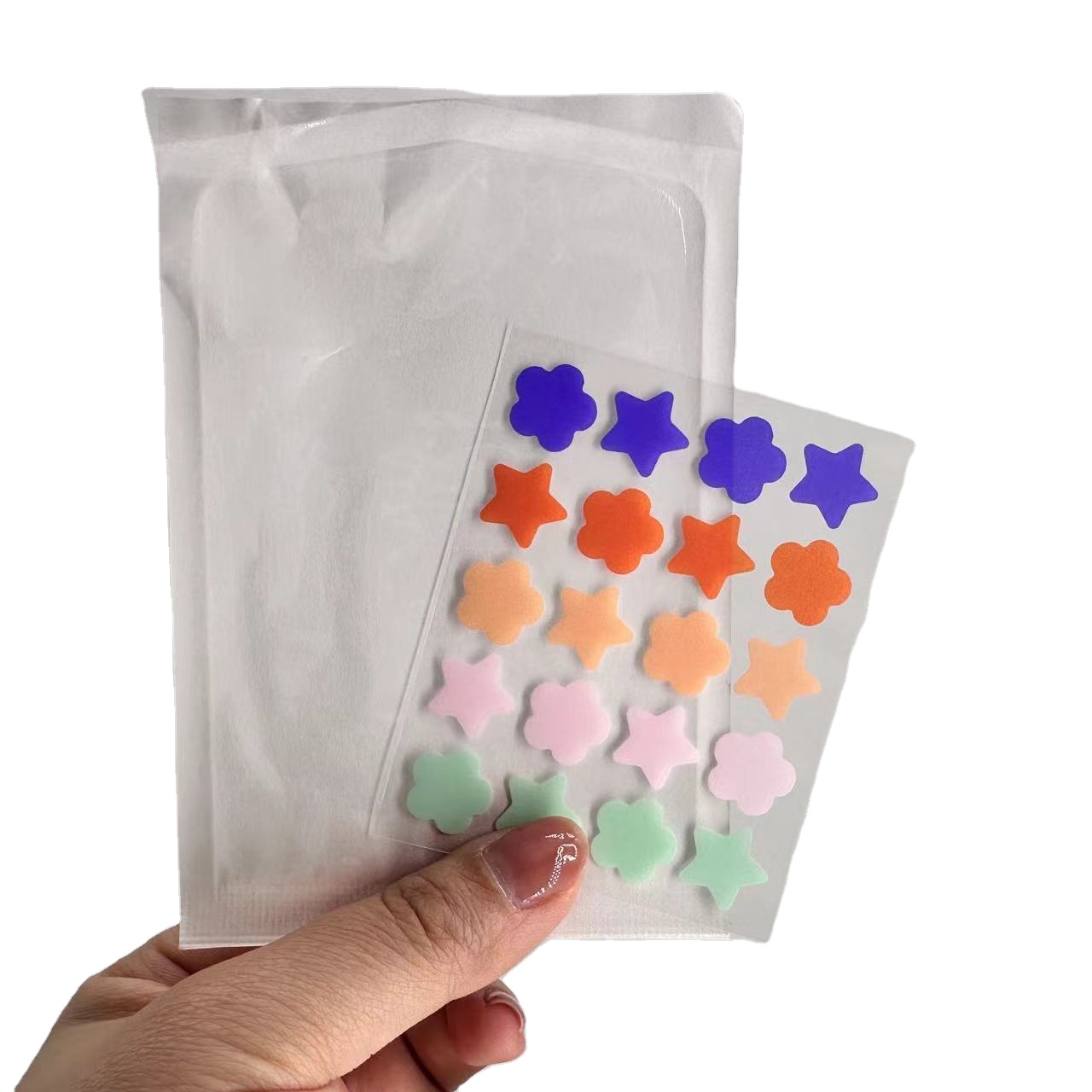 Fashional Five Colors Flowers Absorb Fluid and Reduce Inflammation Cruelty-Free Skincare Hydrocolloid Pimple Patches