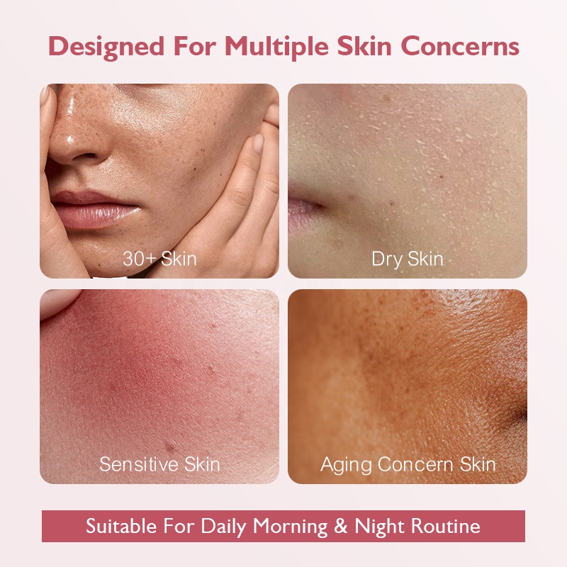 Korean PDRN Skin Care Routine Salmon DNA Peptide Niacinamide Hyaluronic Acid Serum Cream Glow Repair Care Skincare Set