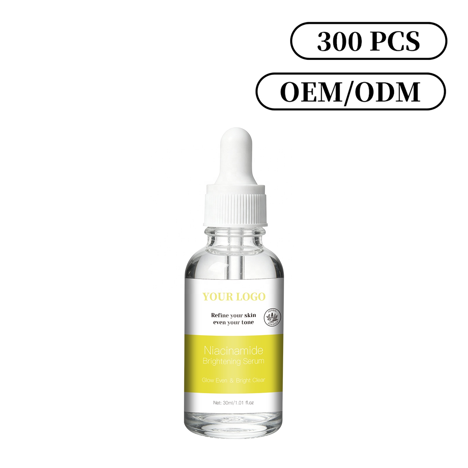 Wholesale ODM Customized Niacinamide Vitamin B5 Anti-Aging Smoothing Repairing Skin Moisturizing Whitening Facial Serum