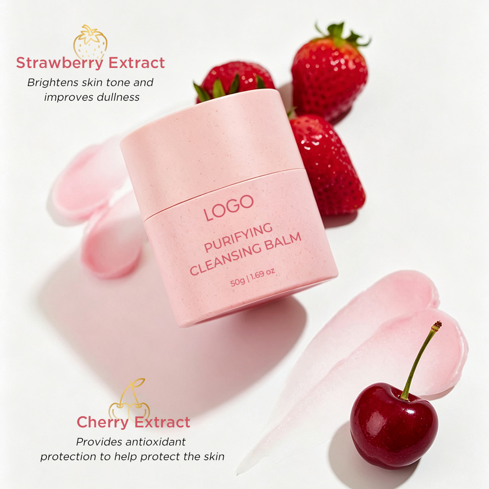 ODM Purifying Cleansing Balm Custom Formula Deep Cleansing Makeup Remover with Berry Extract for Global Skincare Brands Supplier