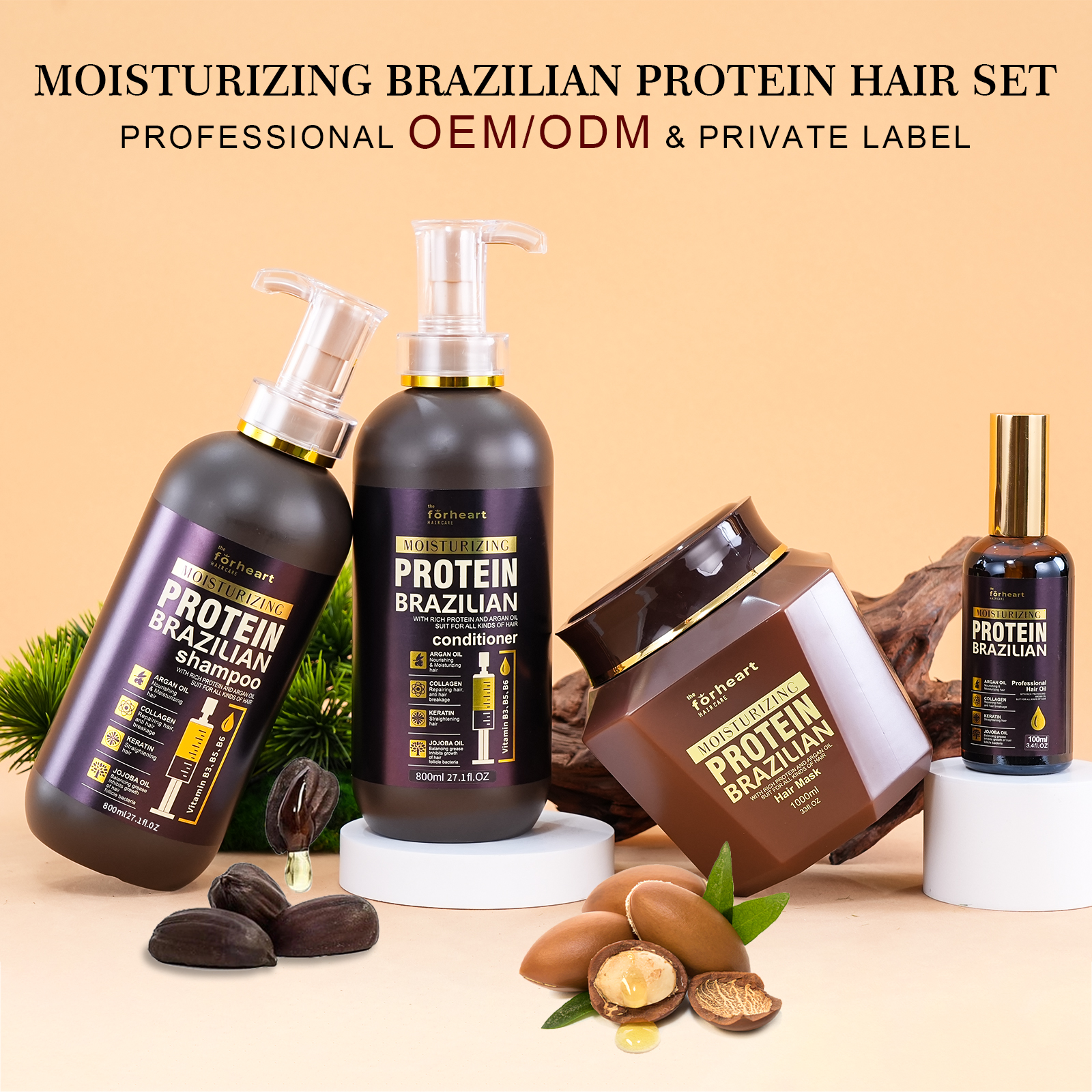 Manufacturer Directly Provide Wholesale Organic Sulfate Free Anti Hair Loss Hair Growth Keratin Shampoo