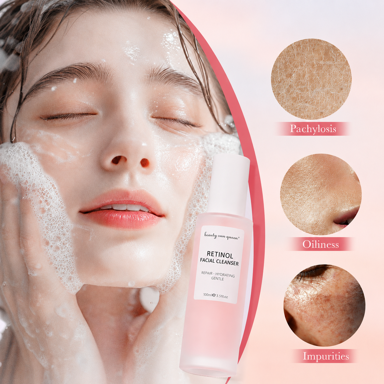 OEM Custom Products Anti Aging Wrinkle Whitening Organic Retinol Face Korean Skin Care Set Private Label Skincare Set for Women