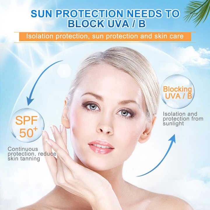 OEM ODM Facial Sunscreen SPF 50 pa Skin Whitening Sun Protection Lotion Custom Logo Korean Sunblock Moisturizing Sunscreen