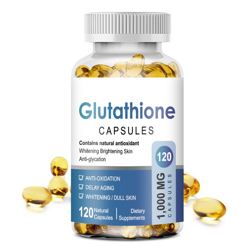 OEM Private Label Glutathione Capsules Anti-aging L-glutathione Gummies Glutathione Gummy for Skin Whitening