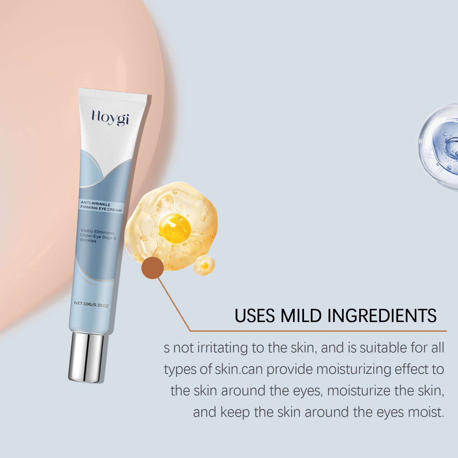 Stock Hydrating Nourishing Eye Cream Anti Wrinkle Moisturizing Dark Circle Collagen Firming for Women Wholesale Brightening