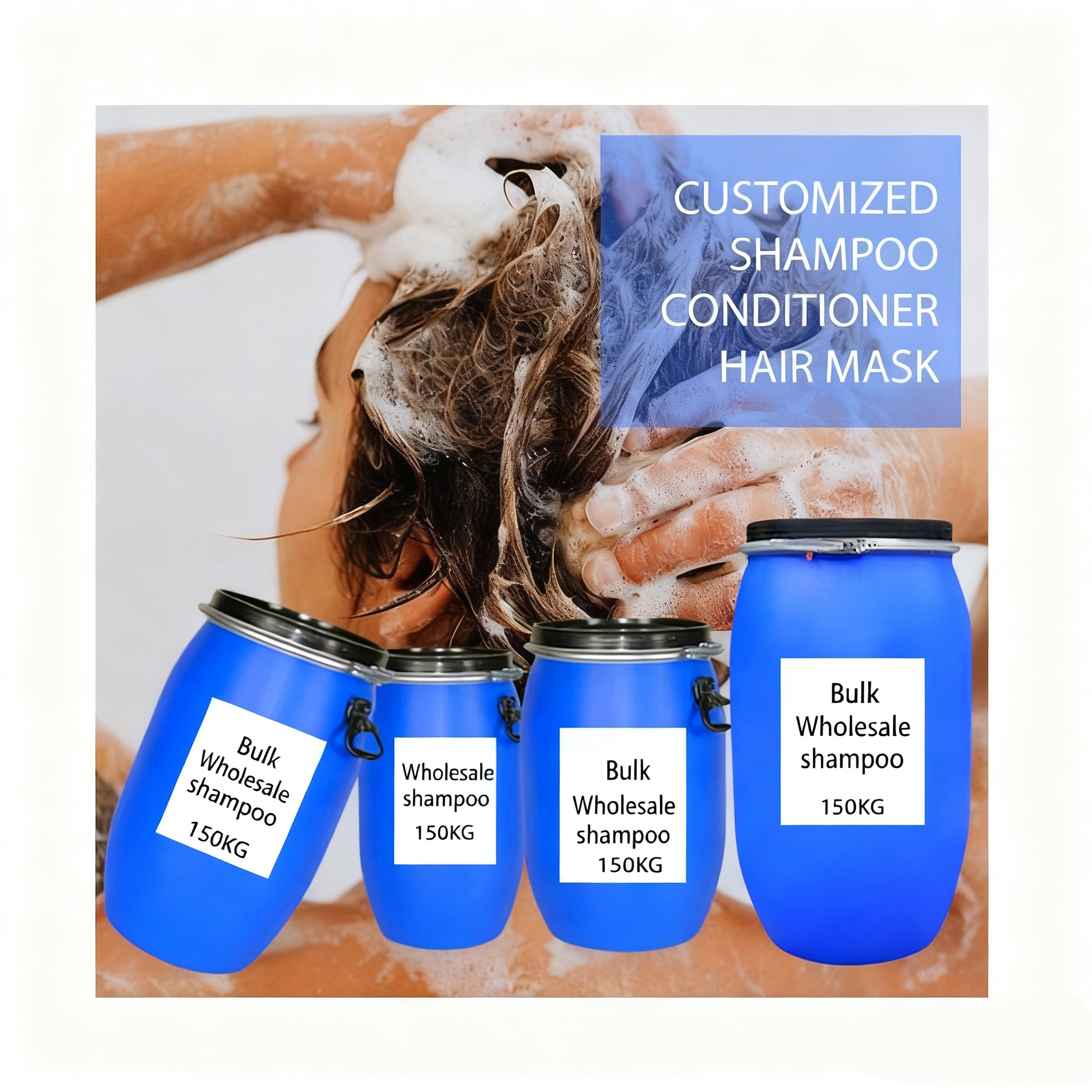 Wholesale Raw Materials All Hair Types Bulk Shampoo Conditioner Hair Dye Body Wash Etc For Salon Private Label Bulk In Drums