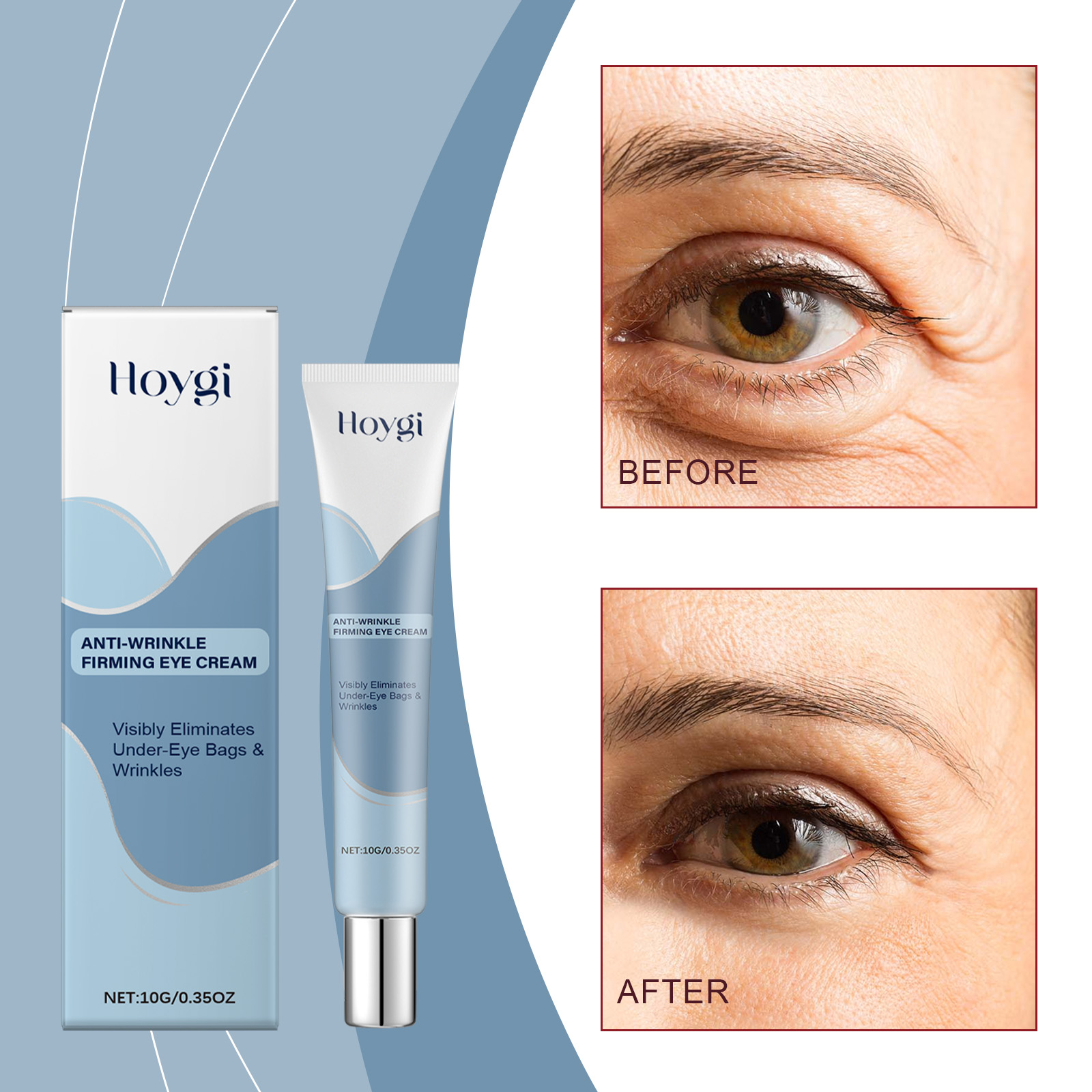 Stock Hydrating Nourishing Eye Cream Anti Wrinkle Moisturizing Dark Circle Collagen Firming for Women Wholesale Brightening