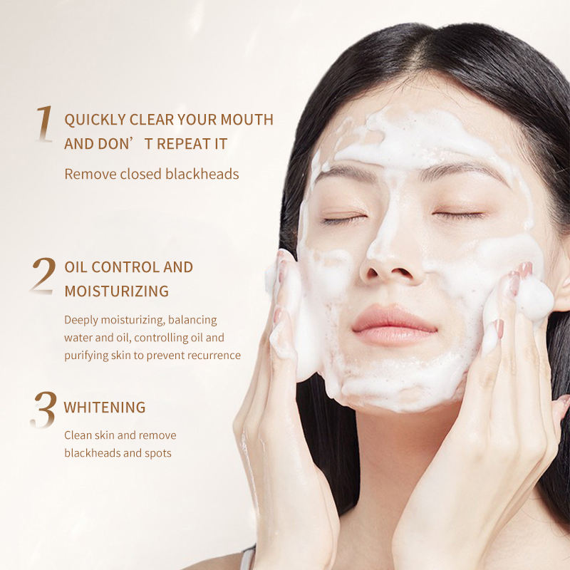 Private Label BHA Salicylic Acid Acne Clearing and Oil Control Face Cleanser Gentle Formula for Adult Skin