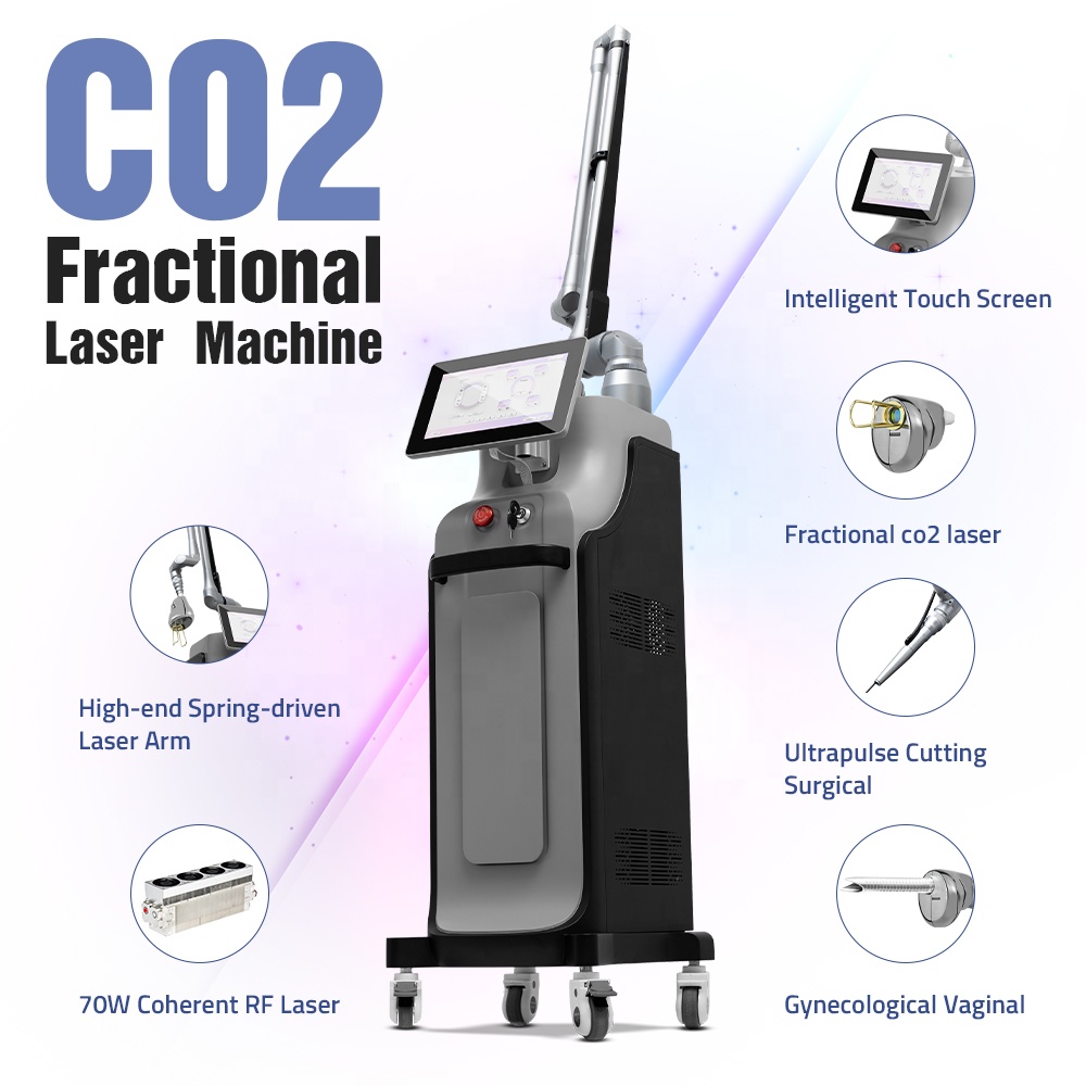 Medical Beauty Equipment For Acne/scar Removal Skin Rejuvenation CO2 Fractional Laser Therapy Device Self-Leveling Technology