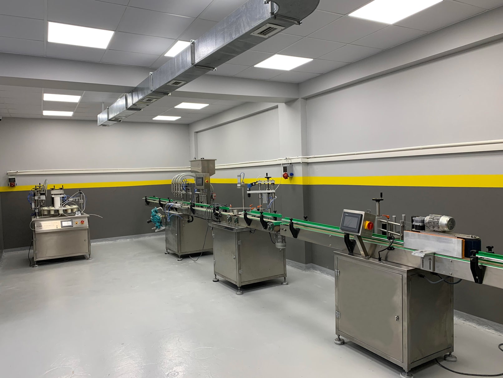 Rowe Cosmetics automated manufacturing plant and compounding rooms in Istanbul