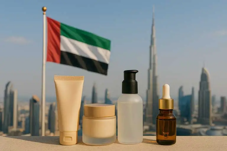 Private label cosmetics manufacturing line for United Arab Emirates beauty brands