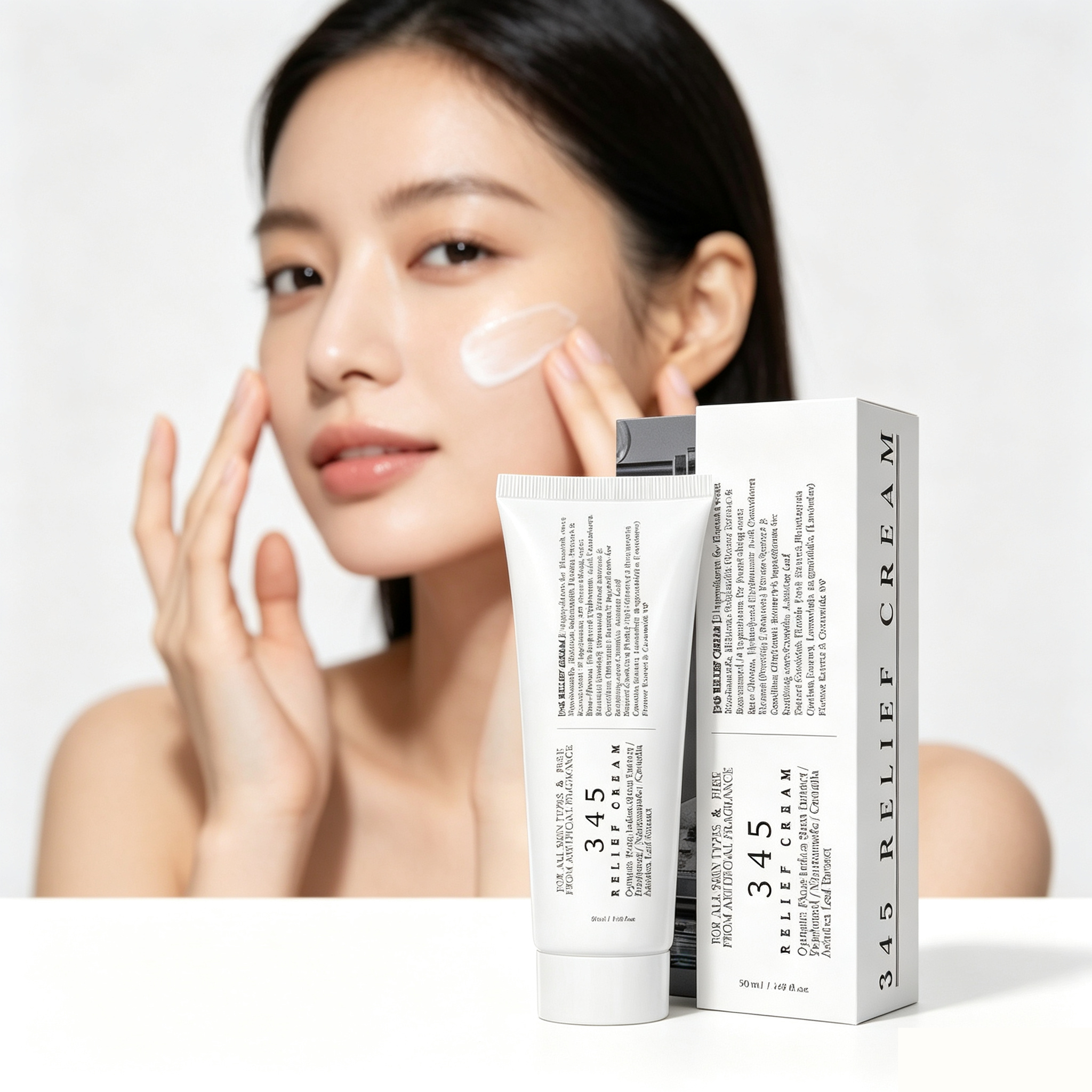Herbal Fast Effective Skin 345 Relief Cream Moisturizing Firming Skin Glow Facial Skincare Product