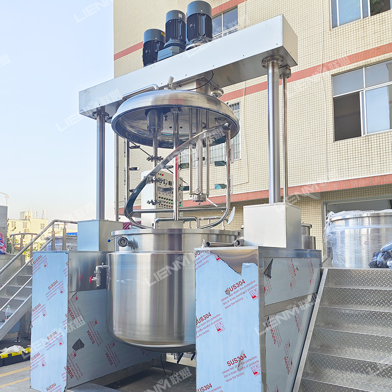 LIENM Toothpaste Manufacturing Plant Vacuum Emulsifying Homogenizer Machine Toothpaste Making Machine Production Line