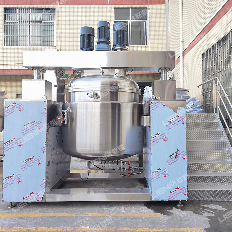 LIENM Toothpaste Manufacturing Plant Vacuum Emulsifying Homogenizer Machine Toothpaste Making Machine Production Line