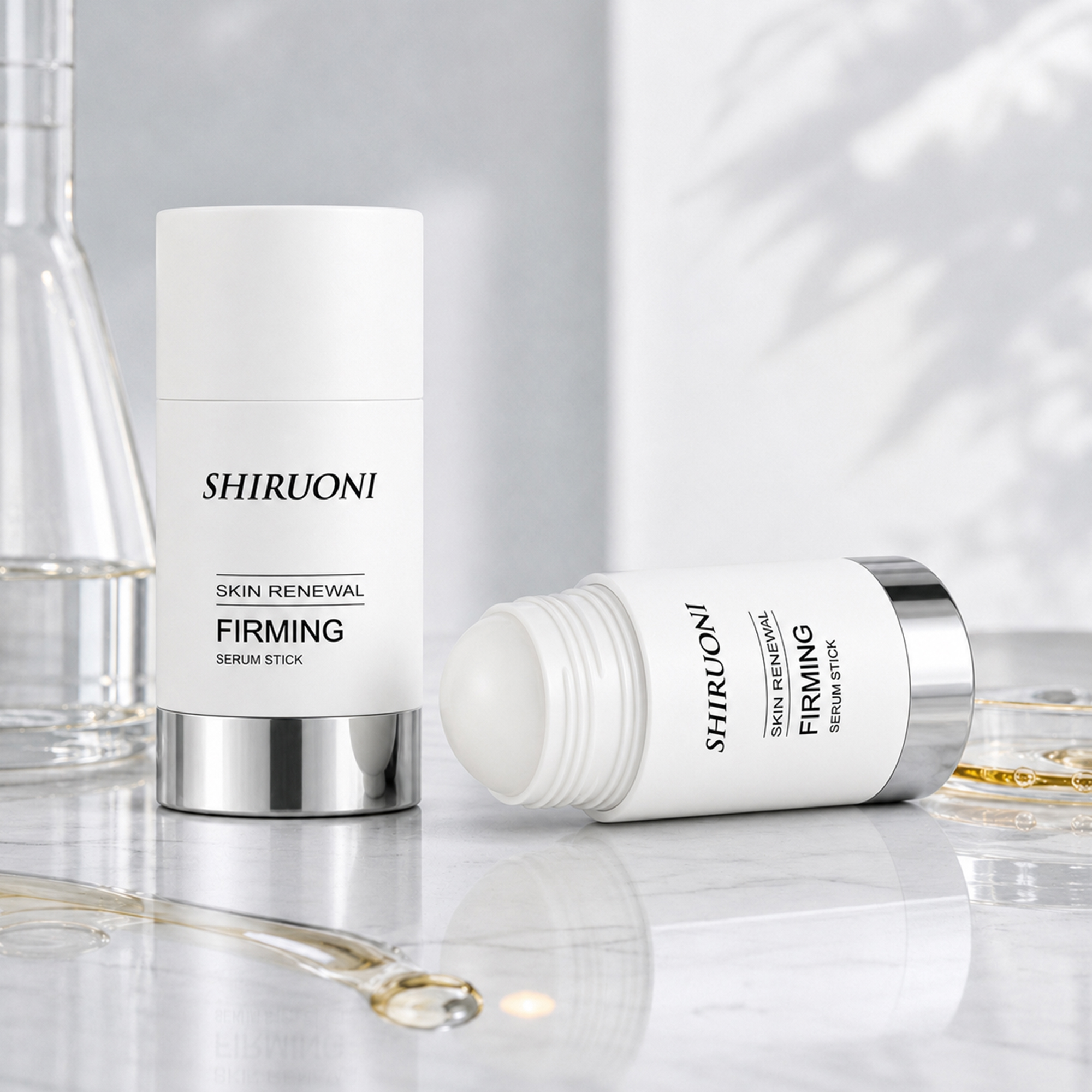 Private Label Retinol Serum Stick Anti-Aging Wrinkle Firming Hydrating for Daily Night Skincare