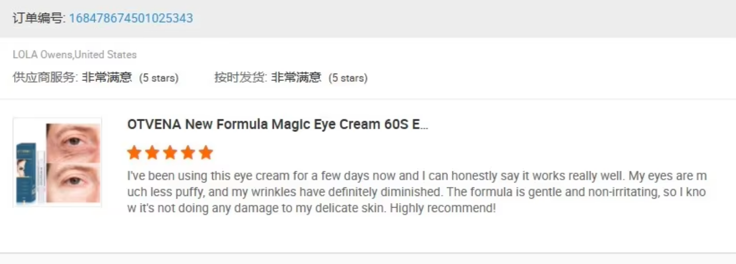 Customized Wholesale Reduce Dark Circles Puffy Tightening Firming Minerals Eye Cream
