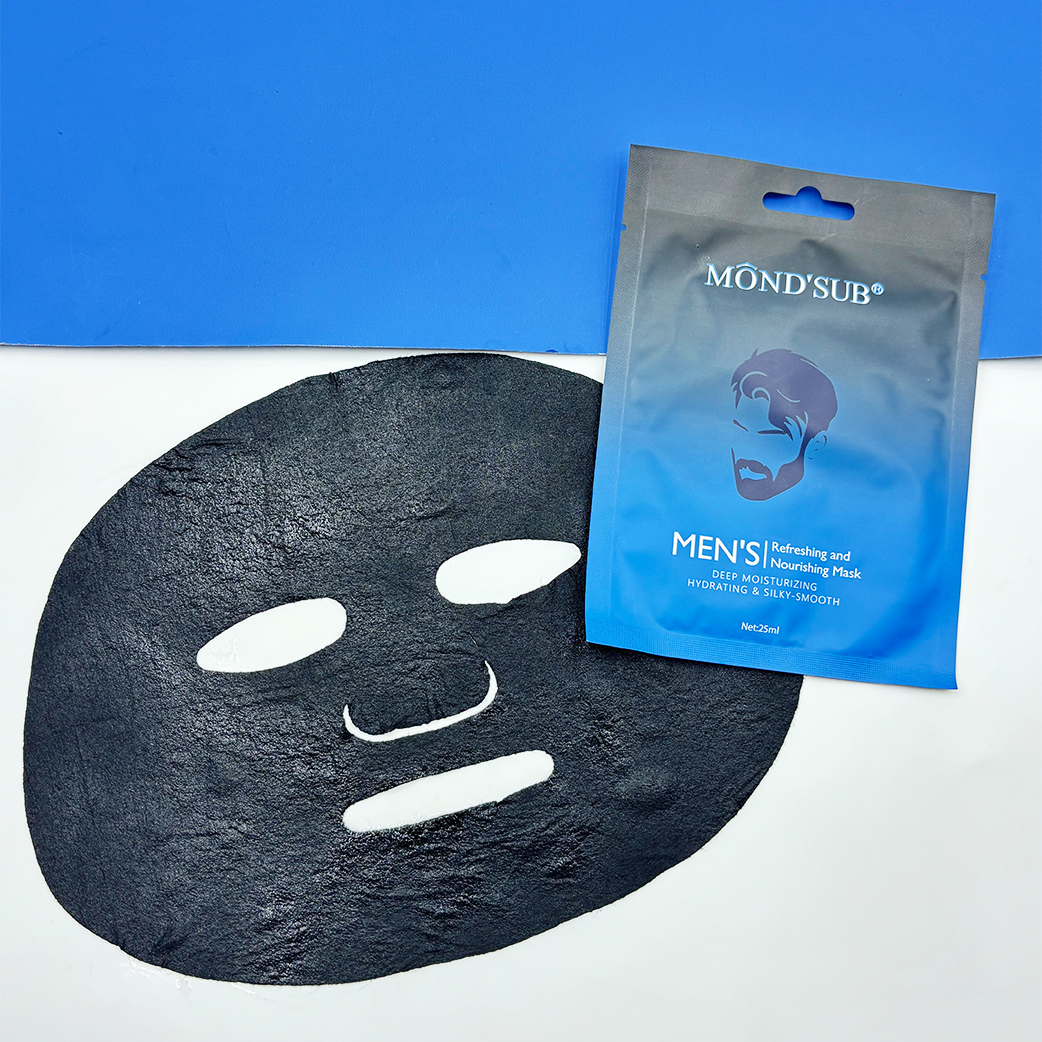 Korean Moisturizing Oil-control Cleansing Face &amp; Eye Mask Skincare Set Witch Hazel Ceramide Repairing for Men's Body Skin Care