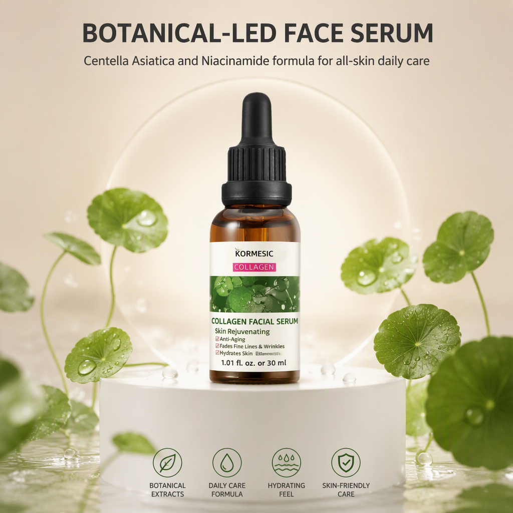 Vitamin Centella Asiatica & Niacinamide Vegan 30ml Face Serum Long-Lasting Hydration Smoothing Brightening Serum Wholesale