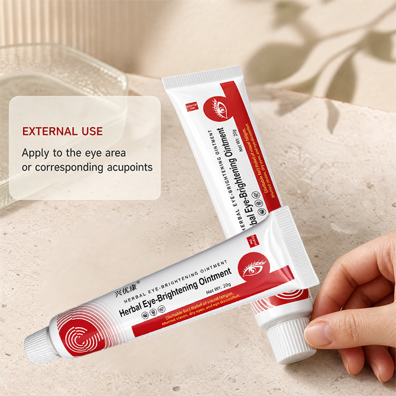 Wholesale Herbal Eye Care Cream Wild Chrysanthemum Extract Brightening Dark Circle Removal Eye Cream ISO Certified for Eye