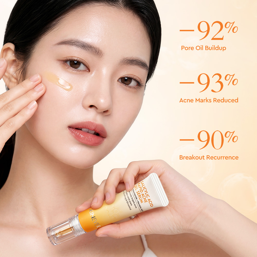 Wholesale Skinever Oil Control Salicylic Acid Rapid Acne Gel Serum Face Skincare Products Soothing Facial Serum