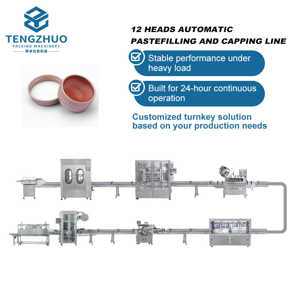 Complete Automatic Cosmetic Filling Capping Labeling Production Line Turnkey Solution for Eye Cream Lotion Packaging