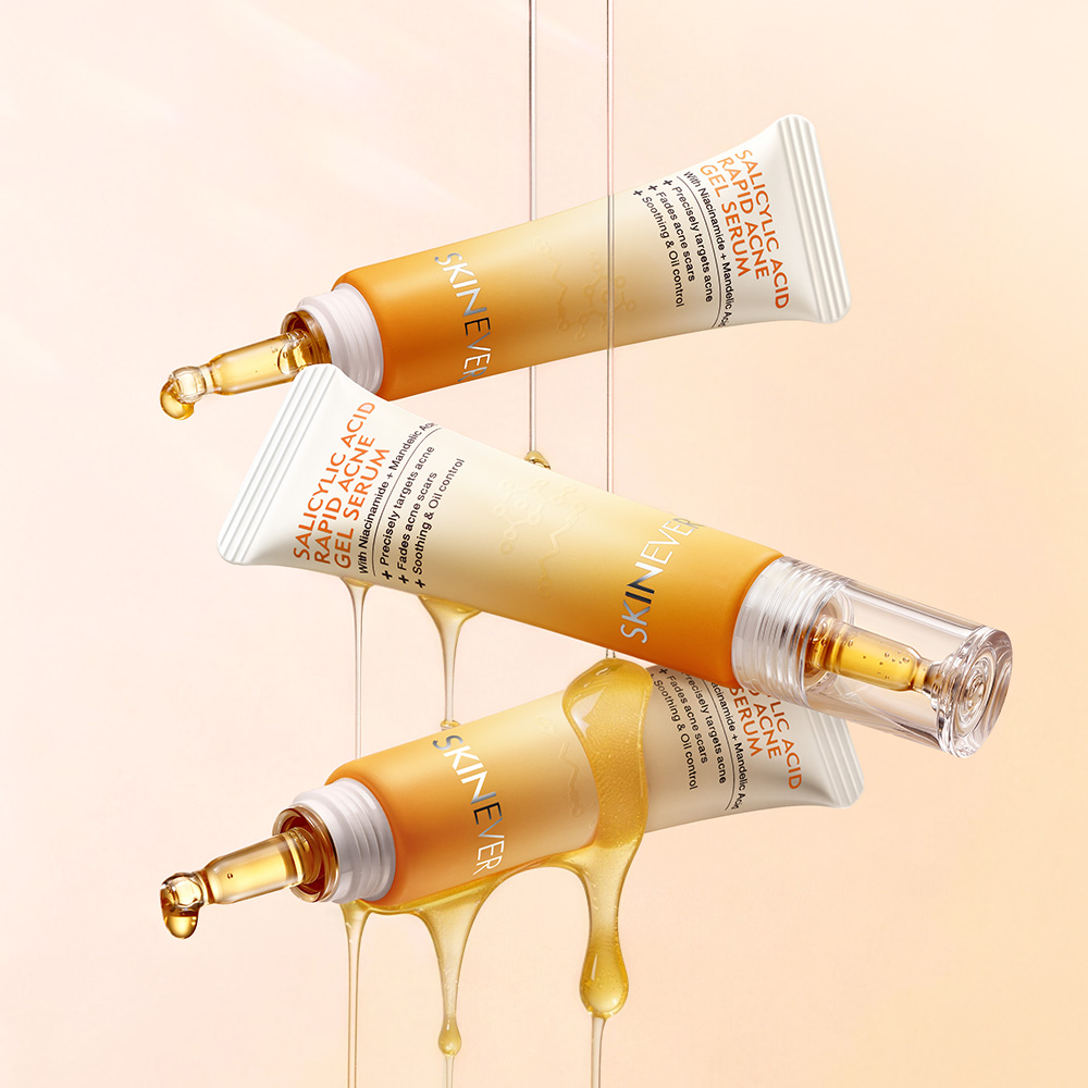 Wholesale Skinever Oil Control Salicylic Acid Rapid Acne Gel Serum Face Skincare Products Soothing Facial Serum