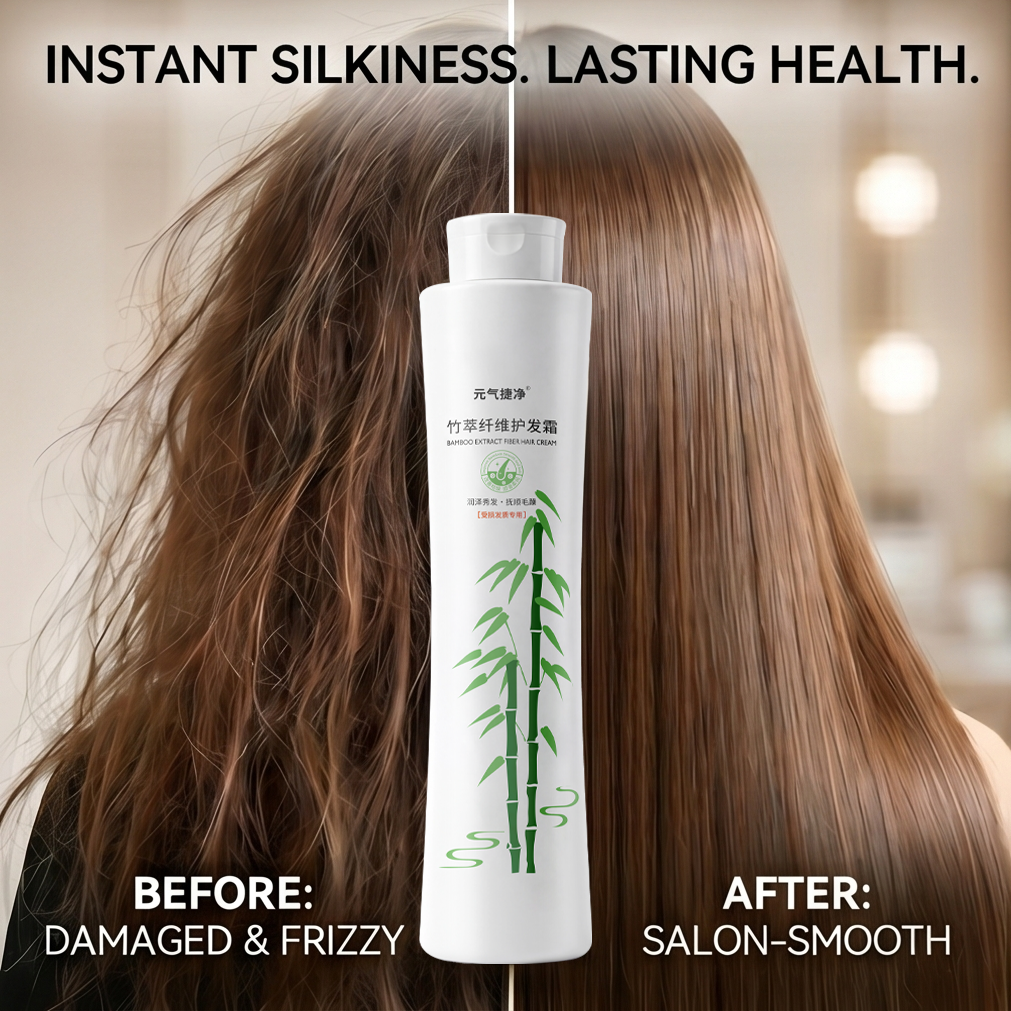 POLAN 1L Bamboo Extract Fiber Hair Keratin Treatment Cream Two Types Targeting Different Hair Professional Salon Use