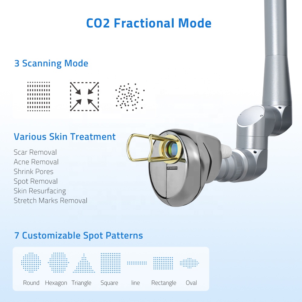 Medical Beauty Equipment For Acne/scar Removal Skin Rejuvenation CO2 Fractional Laser Therapy Device Self-Leveling Technology
