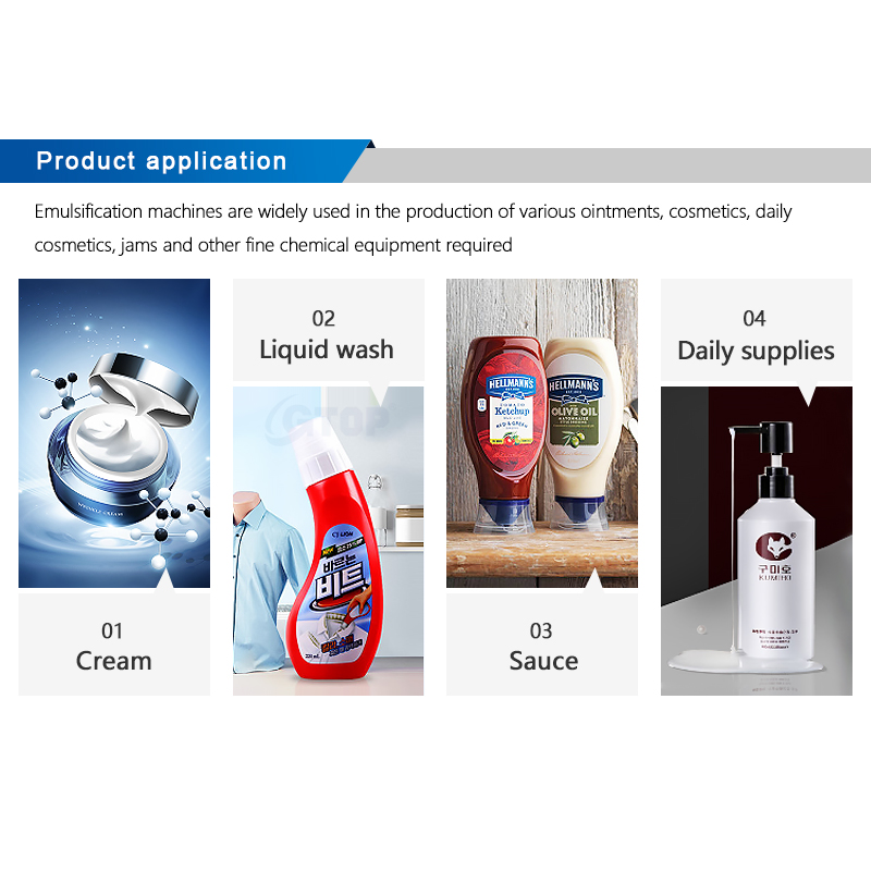 Ointment Vacuum Emulsifying Liquid Detergent Production Line Body Lotion Making Machine Cosmetic Manufacturing Production Line