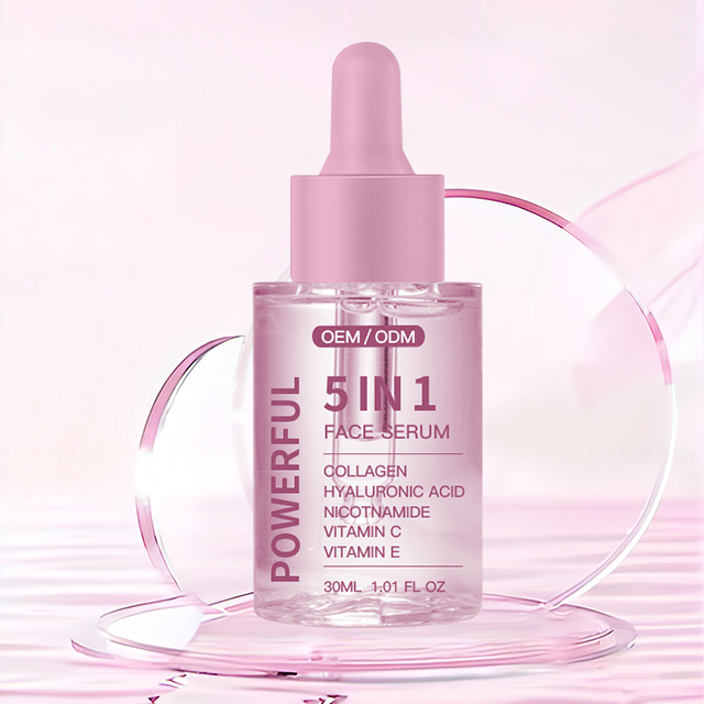 OEM 5 in 1 Skin Care Facial Products Multi Retinol Vitamin C Whitening Anti Aging Reduce Wrinkles Skincare Collagen Face Serum