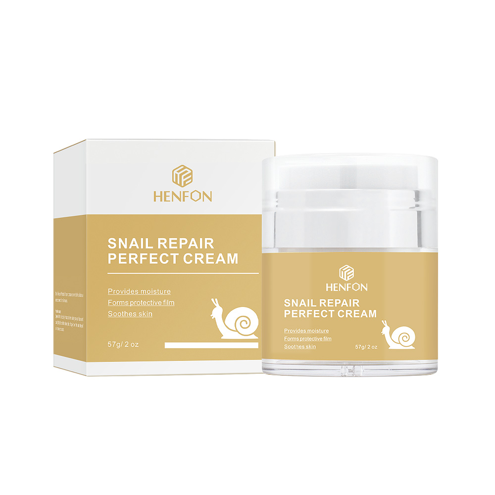 Private Label Facial Skin Care Snail Slime Extract Repair White Face Cream Day Adults Anti-aging Whitening Cream OEM/ODM