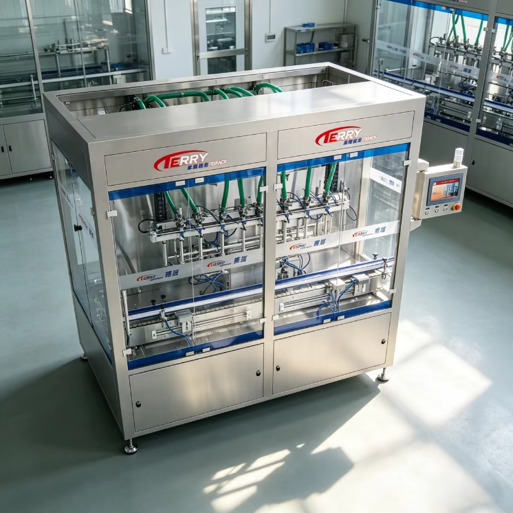 Turnkey Solution Manufacturer CE Quick Changeover High Accuracy Viscousity Liquid Filling Machine for Cosmetic Daily Chemical