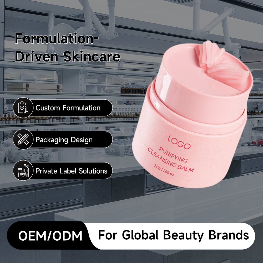 ODM Purifying Cleansing Balm Custom Formula Deep Cleansing Makeup Remover with Berry Extract for Global Skincare Brands Supplier