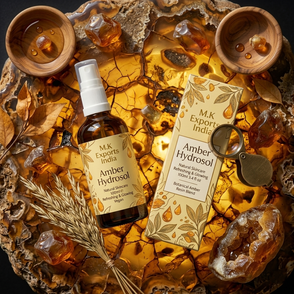 Amber Hydrosol Natural Aromatic Distillate for Skincare Formulation Aromatherapy Cosmetic Manufacturing