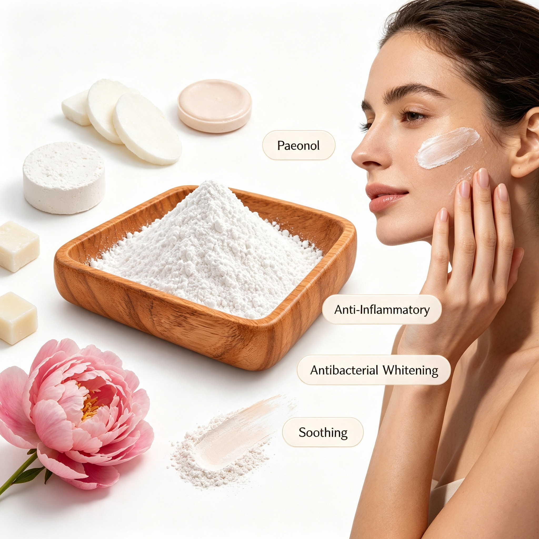 High Purity Paeonol Powder, Natural Moutan Bark Extract, Cosmetic Ingredient For Skincare Formulation