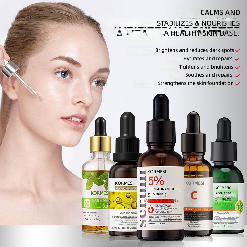 Vitamin Centella Asiatica &amp; Niacinamide Vegan 30ml Face Serum Long-Lasting Hydration Smoothing Brightening Serum Wholesale