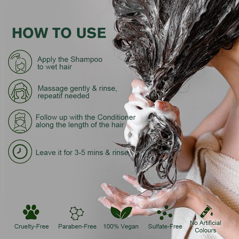 Wholesale Custom Tea Tree Shampoo And Conditioner Set 100% Pure Tea Tree Oil, For Itchy And Dry Scalp, Sulfate/Paraben Free
