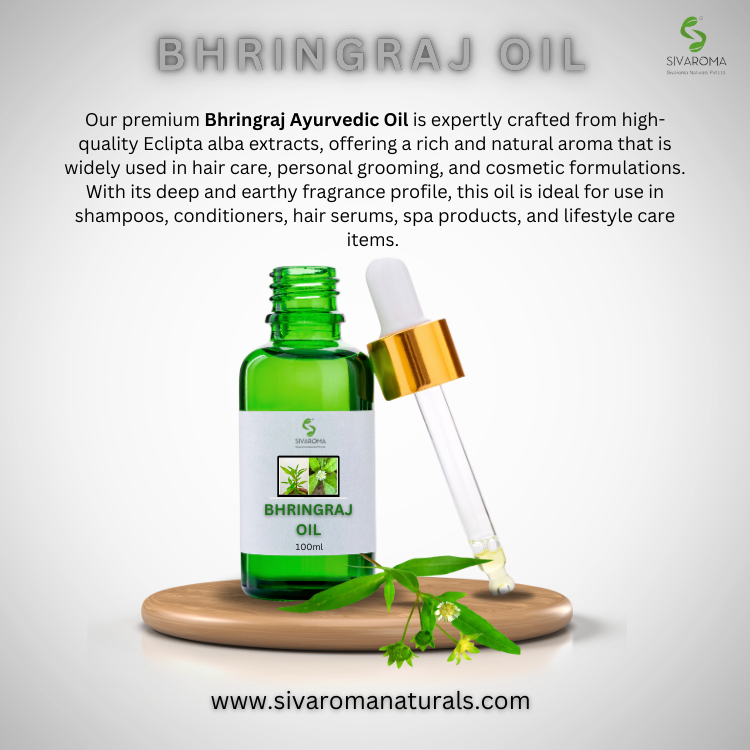Bhringraj Oil from Traditional Indian Botanical Sources for Personal Care Products Hair Care Blends and Beauty Formulation