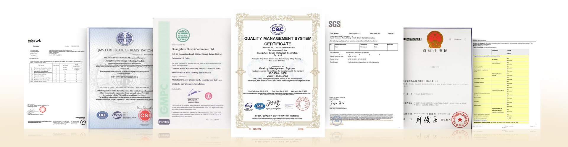 Certifications